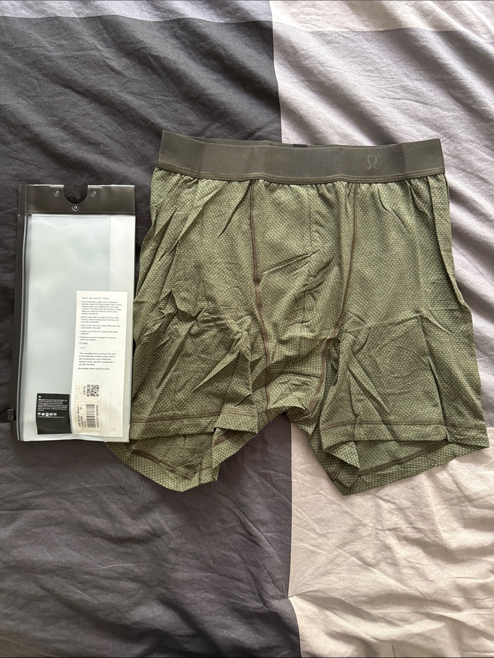 lululemon athletica Olive Green Men’s Boxer Briefs